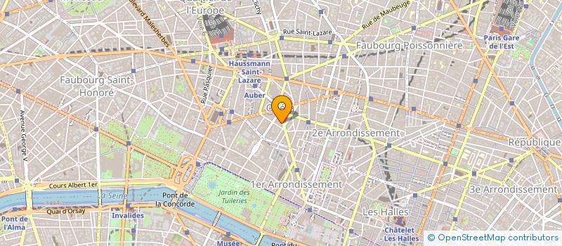 localisation de l'entreprise COFINA 837 à PARIS