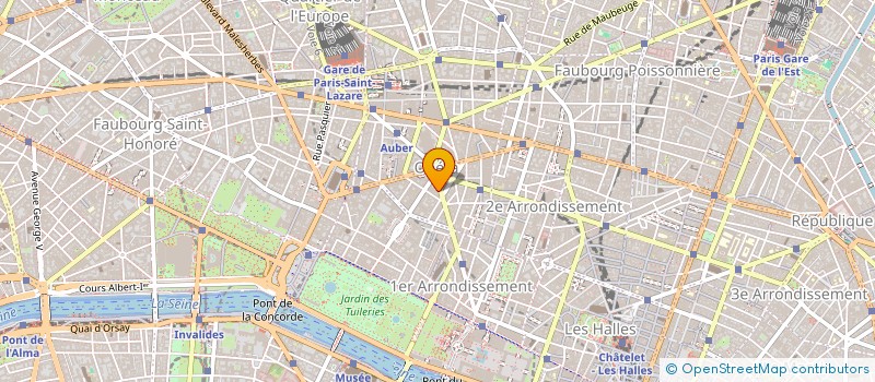localisation de l'entreprise COFINA 897 à PARIS