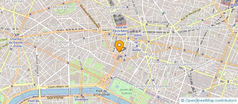 localisation de l'entreprise COFINANCE à PARIS