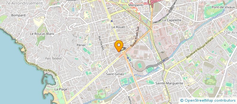 localisation de l'entreprise COFINANCE ASSURANCES à MARSEILLE