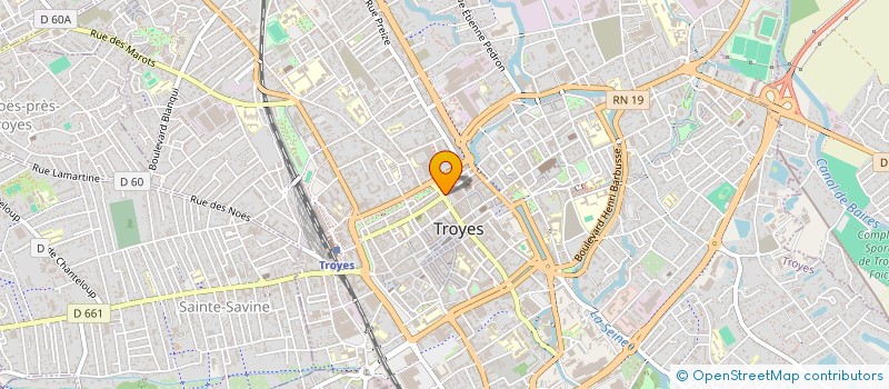 localisation de l'entreprise COFINAP à TROYES