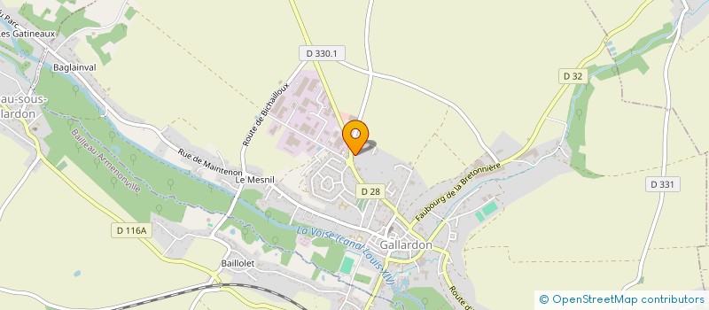 localisation de l'entreprise COFINEG SAS à GALLARDON