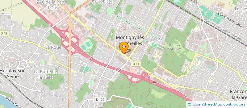 localisation de l'entreprise COFINIMMO à MONTIGNY-LES-CORMEILLES