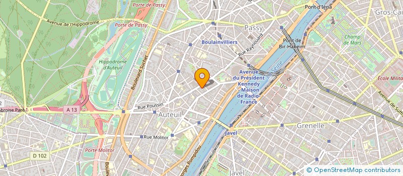 localisation de l'entreprise COFININ à PARIS