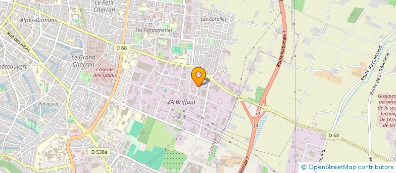 localisation de l'entreprise COFINVEST  VALENCE