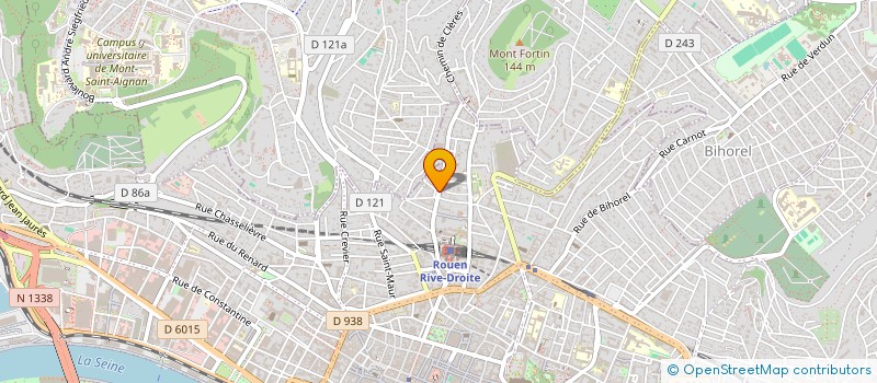 localisation de l'entreprise COFIP  ROUEN