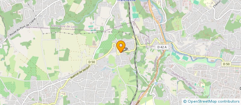 localisation de l'entreprise COFIRE à CHAPONOST