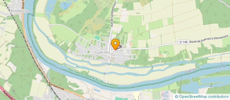 localisation de l'entreprise COFITY SERVICE  GUERNES