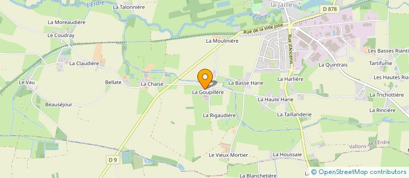 localisation de l'entreprise COFIVAL à VALLONS-DE-L'ERDRE