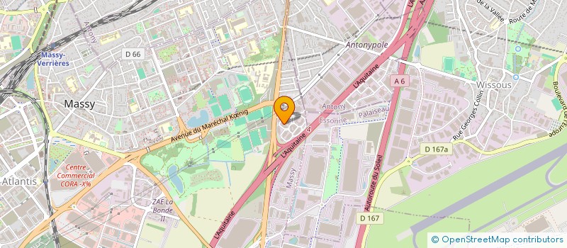 localisation de l'entreprise COFLEC SECURITE à MASSY