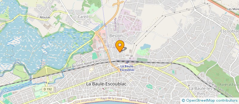 localisation de l'entreprise COFOBAT à LA BAULE-ESCOUBLAC