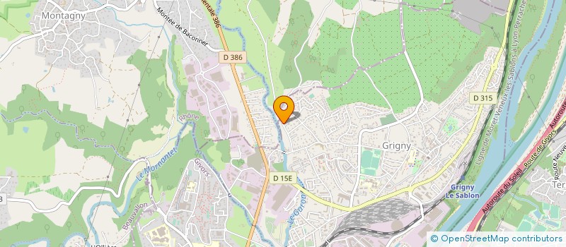 localisation de l'entreprise COFOR GRAVURE  GRIGNY