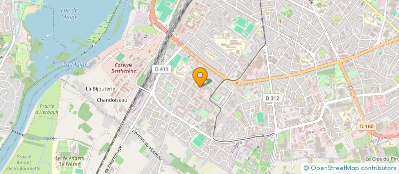 localisation de l'entreprise COFORDIS à ANGERS