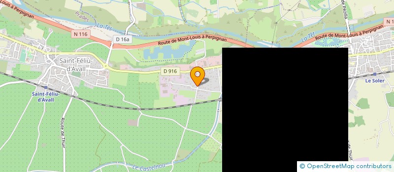 localisation de l'entreprise COFORTEC  SAINT-FELIU-D'AVALL