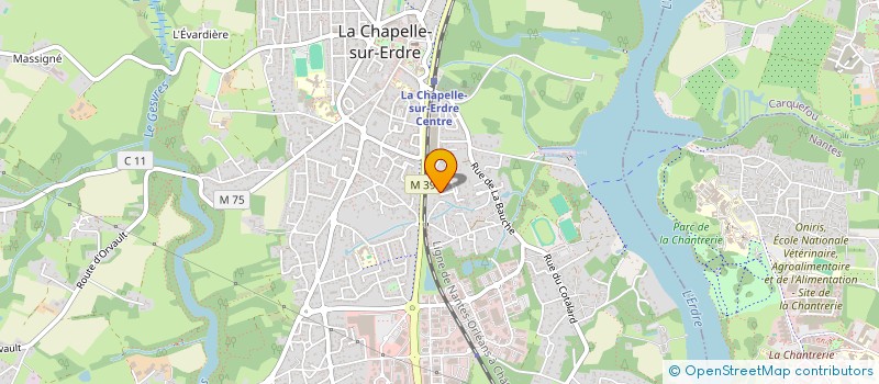 localisation de l'entreprise COFOUNDRY  LA CHAPELLE-SUR-ERDRE