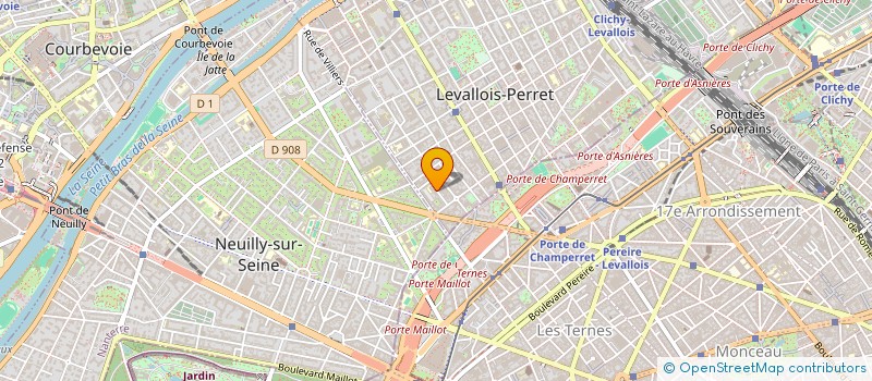 localisation de l'entreprise COFRA à LEVALLOIS-PERRET