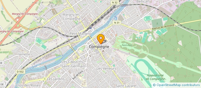 localisation de l'entreprise COFRADIN à COMPIEGNE