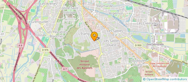 localisation de l'entreprise COFRAMER à ORANGE