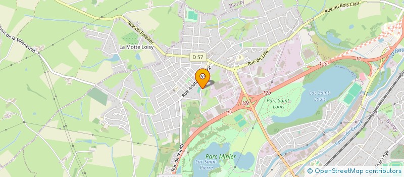 localisation de l'entreprise COFRAN SA AIR COMPRIME  MONTCEAU LES MINES