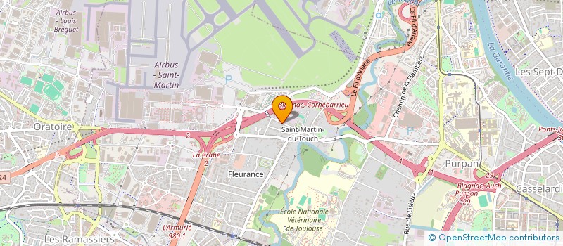 localisation de l'entreprise COFRANCA à TOULOUSE