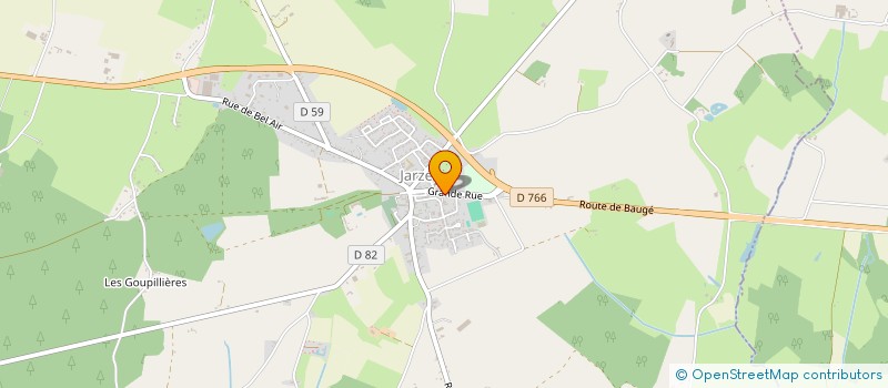 localisation de l'entreprise COFRANREP à JARZE VILLAGES