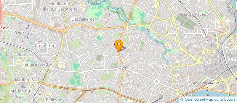 localisation de l'entreprise COFRAT à NANTES