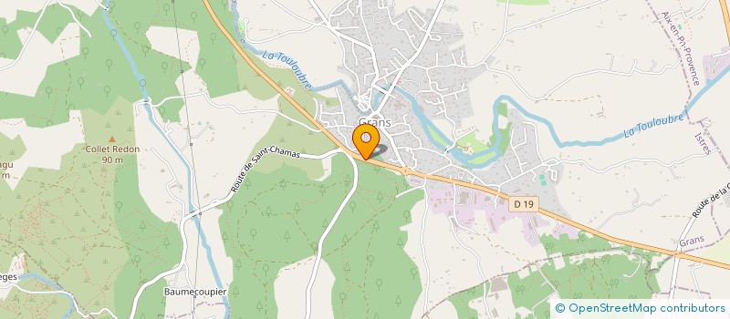 localisation de l'entreprise COFRATEX à GRANS
