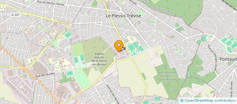 localisation de l'entreprise COFRED à LE PLESSIS-TREVISE