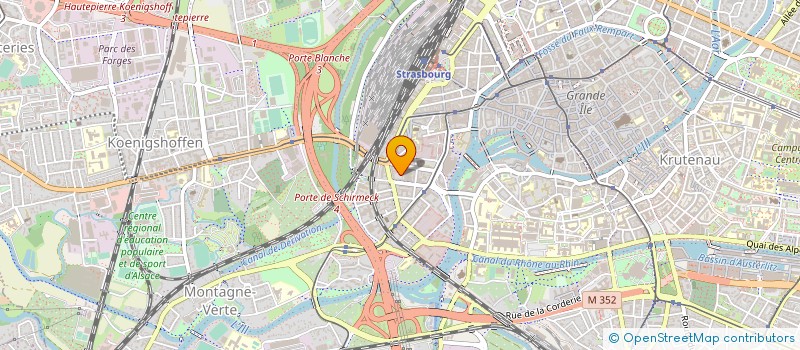 localisation de l'entreprise COFREN COMPAGNIE FRANCAISE D'ENGINEERING à STRASBOURG