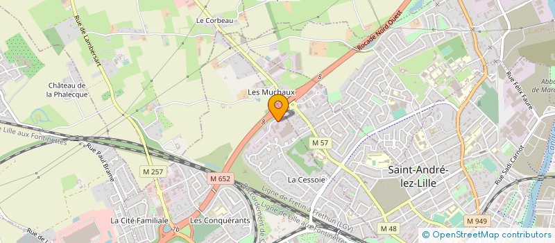 localisation de l'entreprise COFRINO FROID ET MACHINES S.A.S. à LAMBERSART
