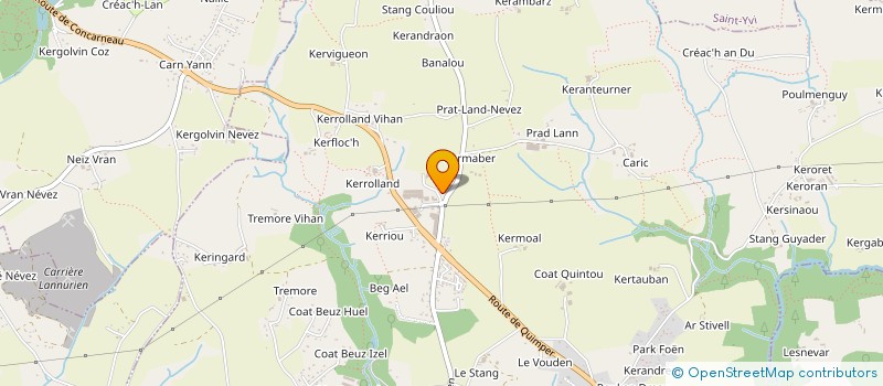 localisation de l'entreprise COFY  LA FORET-FOUESNANT