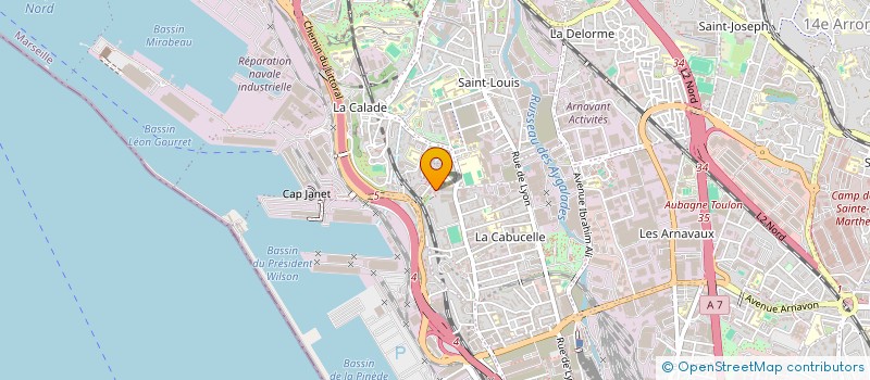 localisation de l'entreprise COFY-NT à MARSEILLE