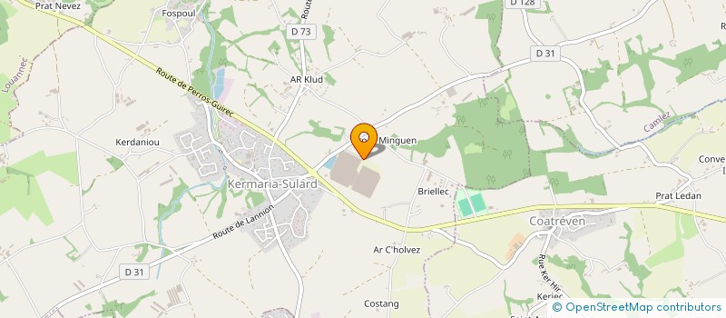 localisation de l'entreprise COG à KERMARIA-SULARD