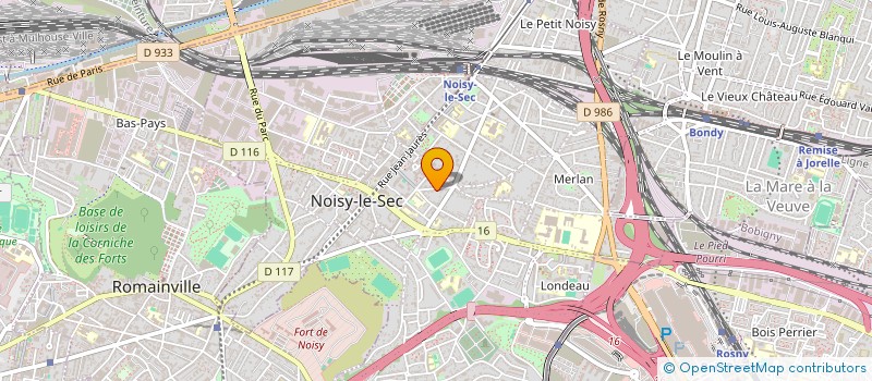 localisation de l'entreprise COGALI à NOISY-LE-SEC
