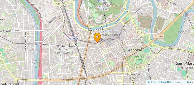 localisation de l'entreprise COGAMES  GRENOBLE