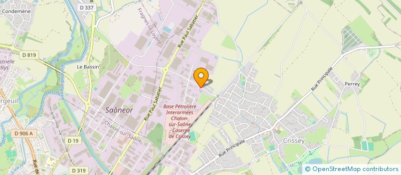 localisation de l'entreprise COGAMI  LESSARD-LE-NATIONAL