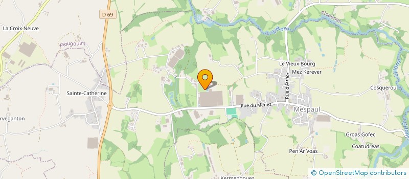 localisation de l'entreprise COGE DE KERVISTIC  MESPAUL