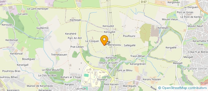 localisation de l'entreprise COGE QUENTEL à BREST