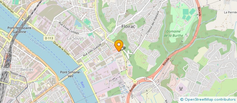 localisation de l'entreprise COGEA à FLOIRAC