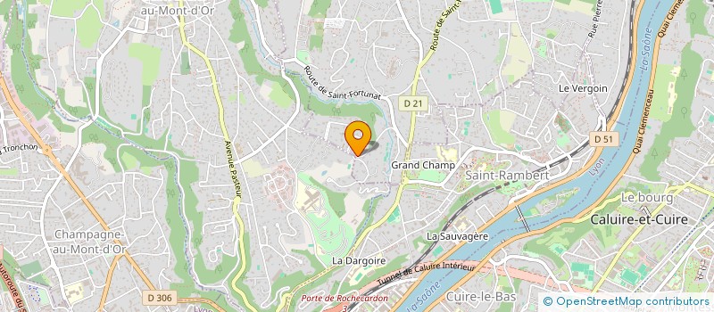 localisation de l'entreprise COGEBEL  SAINT-CYR-AU-MONT-D'OR