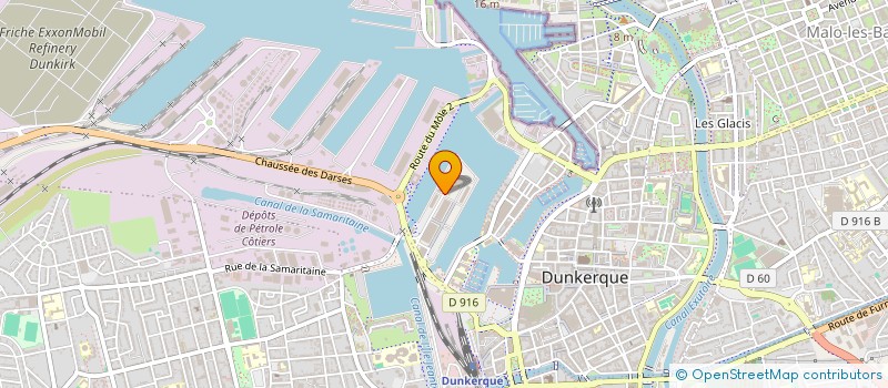 localisation de l'entreprise COGEBLOC à DUNKERQUE