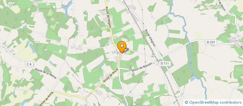 localisation de l'entreprise COGEBOIS à MAGNAN