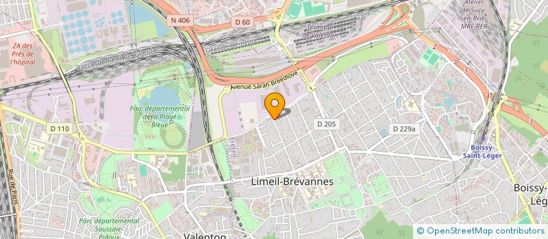 localisation de l'entreprise COGEC  LIMEIL-BREVANNES