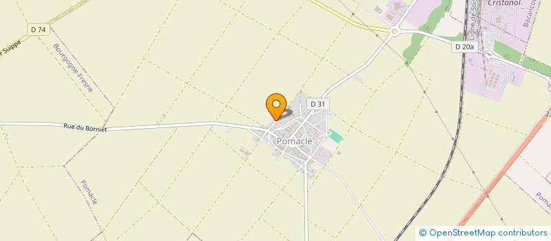 localisation de l'entreprise COGECAB  POMACLE