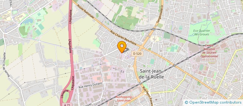 localisation de l'entreprise COGECEM à SAINT-JEAN-DE-LA-RUELLE