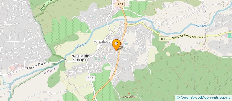 localisation de l'entreprise COGECIAL  FORCALQUEIRET