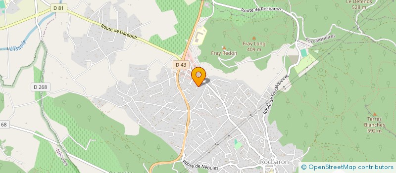 localisation de l'entreprise COGECIAL CONSEIL  ROCBARON