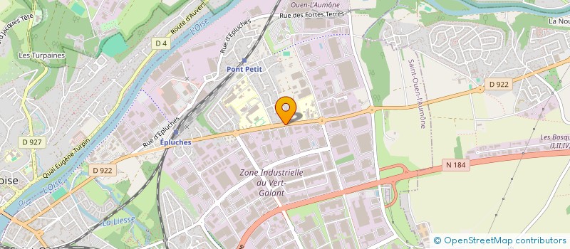 localisation de l'entreprise COGECLIM ENERGIES à SAINT-OUEN-L'AUMONE