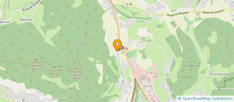 localisation de l'entreprise COGECO à VOIRON