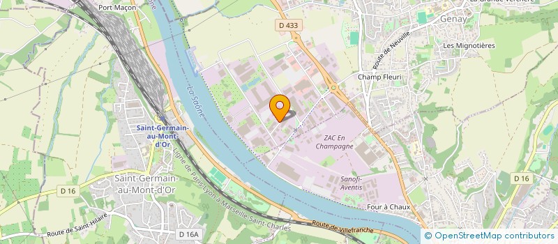 localisation de l'entreprise COGED  GENAY